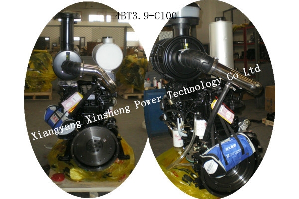 DCEC Cummins 75KW / 100HP turbocharged 4 cylinder engine 4BT3.9-C100 For Engineering Machinery