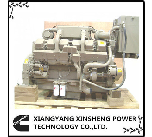 Cummins Turbocharged Diesel Engine V -12 Cylinder 4 Stroke Marine Diesel Engine KTA38- M